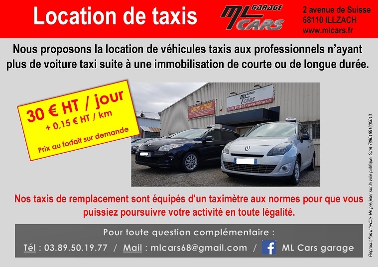 Location de Taxi ML CARS MULHOUSE
